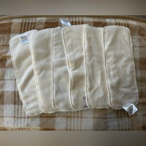Nora’s Nursery Set of Cream Cloth Diaper Inserts